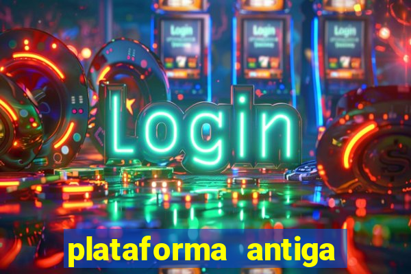 plataforma antiga de jogos